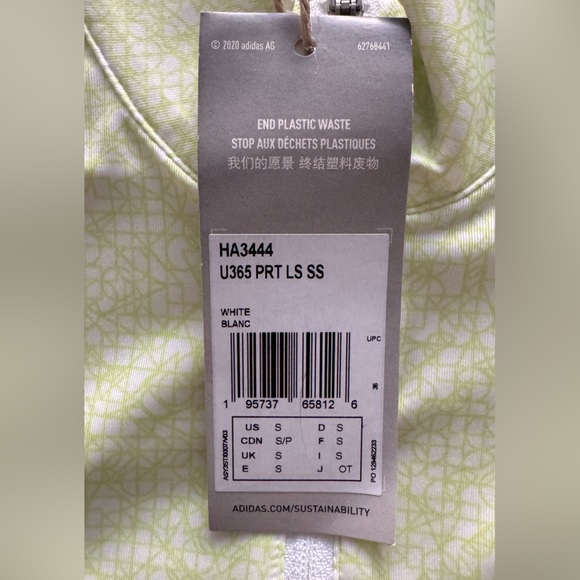 NWT Adidas Light Green sun protection for biking Long Sleeve shirt women’s S - Picture 9 of 9